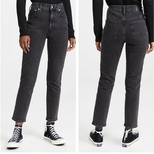 Madewell Tall Perfect Vintage Straight Crop Jean in Lunar Wash 28T